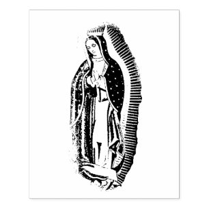Borracha Nossa Senhora de    Guadalupe Carimbo