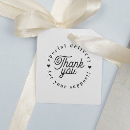 Borracha Obrigado pelo seu carimbo de entrega de suporte