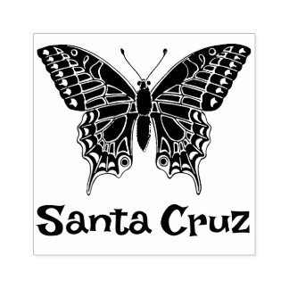 Borracha Papais noeis Cruz Carimbo de Borboleta