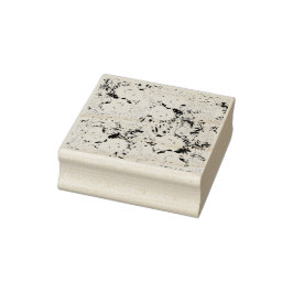 Borracha Ponto, Carimbo de Arte de Madeira de Vaca Negra