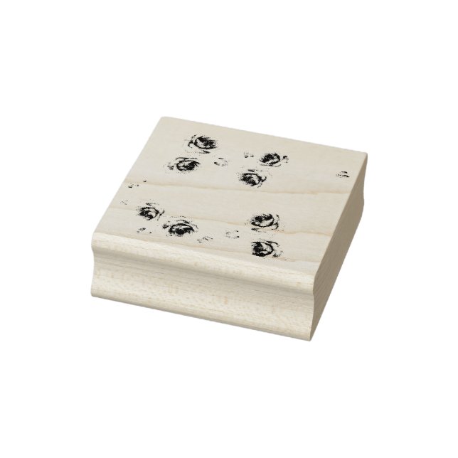 Borracha Ponto, Carimbo de Arte de Madeira Gainsboro (Carimbo)