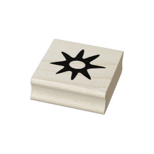 Borracha Símbolo de Adinkra (Guardianato) Carimbo de Borrac