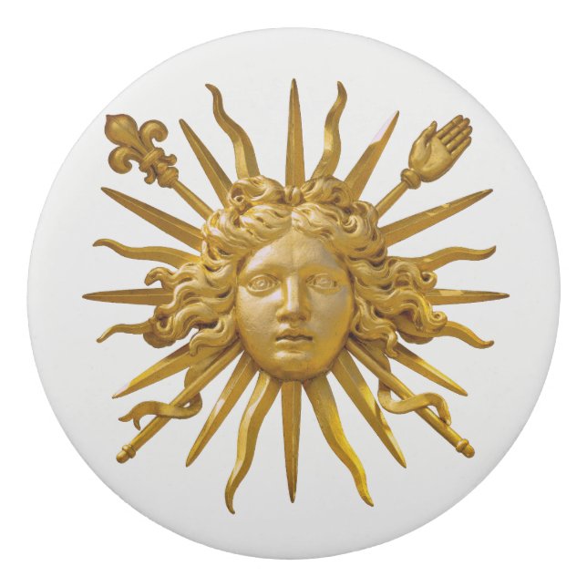 Borracha Símbolo de Luís XIV o Rei Sol (Frente)