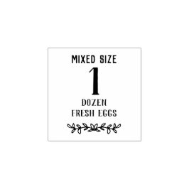 Borracha Tamanho Misto | Número De Ovos | Carimbo da catego