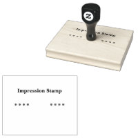 Texto personalizado Carimbo de Impressão Personali