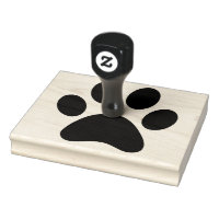 Tinta personalizada de carimbo grandes patas 4 pol
