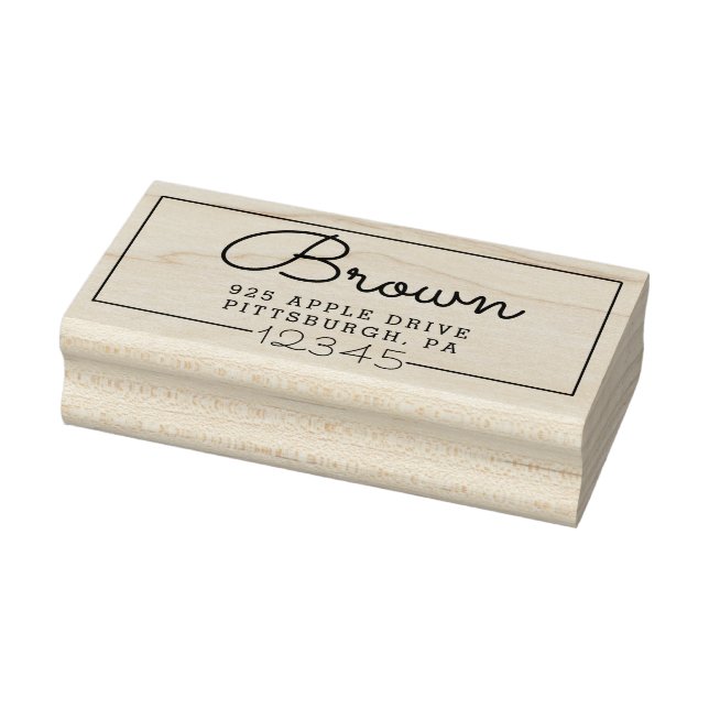 Borracha Todos Bloqueados no Carimbo de Endereço Familiar (Carimbo)