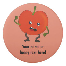 Borracha Tomate Furioso - Homem de Toon acenando punho - se