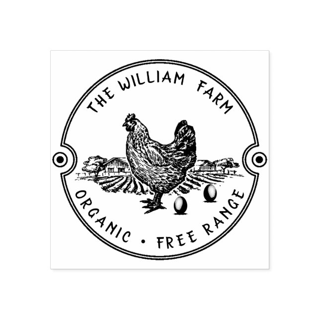 Borracha Vintage Personalizada ⎢ Carimbo de Ovo (Impressão)