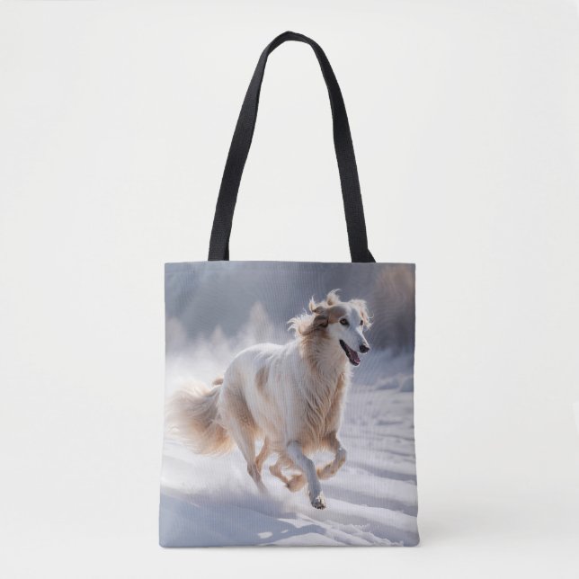 Borzoi Elegant Tote Bag (Frente)