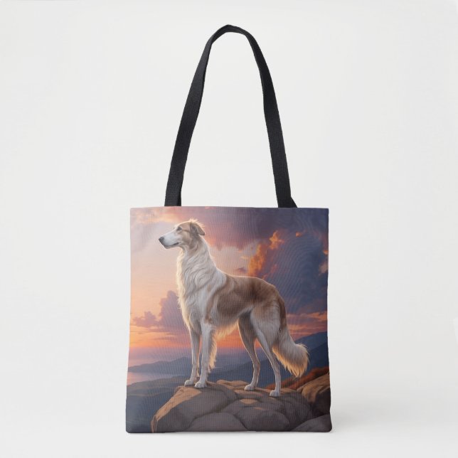 Borzoi Elegant Tote Bag (Frente)