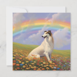 Borzoi Rainbow Bridge Custom Name Memorial