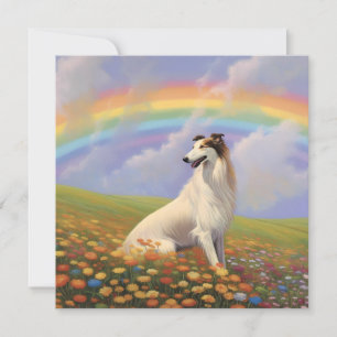 Borzoi Rainbow Bridge Custom Name Memorial