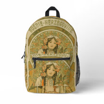 Bósnia e Herzegovina por Alphonse Mucha (1900)