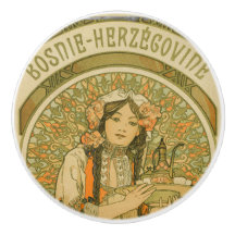 Bósnia e Herzegovina por Alphonse Mucha (1900)