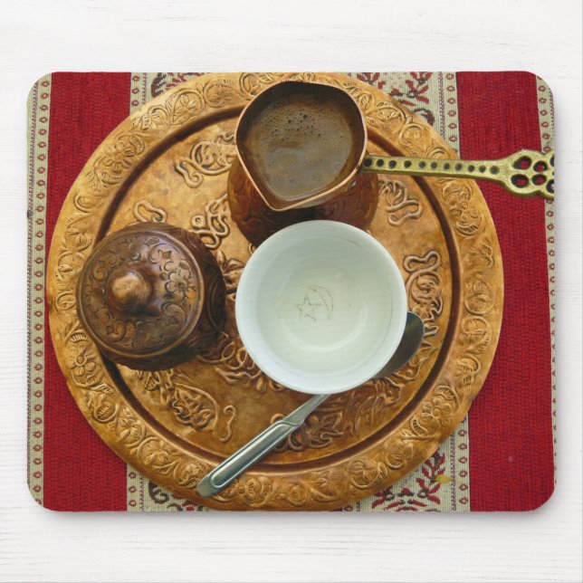 Bosnian coffee set mousepad (Frente)