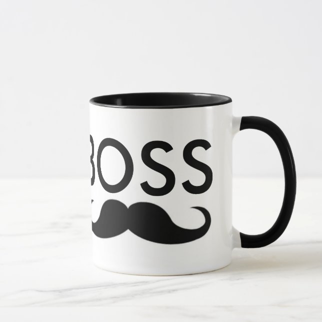 BOSS Caneca de café com bigode (Direita)