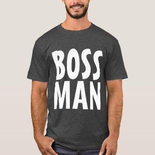 BOSS MAN Black CAMISETAS T-Shirts