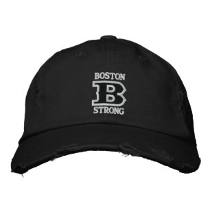 BOSTON B FORTE EDIÇÃO DE BORRACHA DE Boné bordado