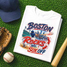 Boston Balança Meu Sox de Beisebol Fã