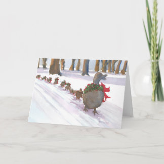 Boston Common Ducks Vestiu Cartão de Férias