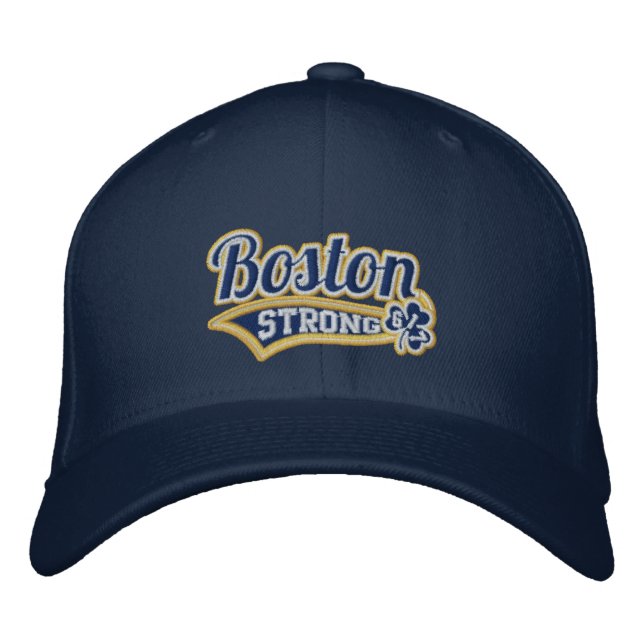 Boston Strong Ballpark Shamrock bordado Boné (Frente)