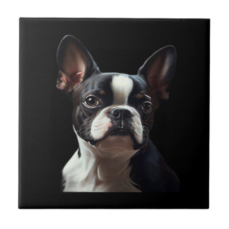 Boston Terrier - Oil Paint Classic T-Shirt