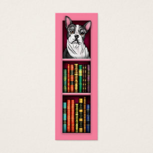 Boston Terrier Pink Bookmark