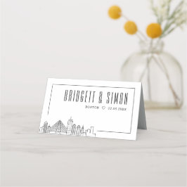 Boston Wedding | Colocar Cartões de Nome de Mesa