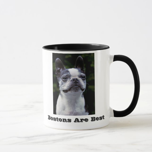 Bostons é a melhor caneca de Boston Terrier (Direita)