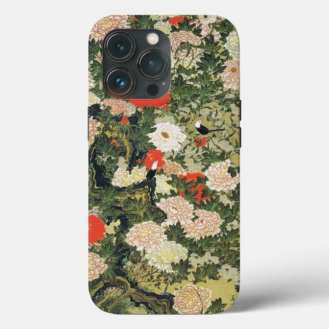 Botan Shoukinzu - Padrão Colorido das Flores Flora (Verso)