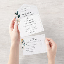 Botânica Azul Elegante