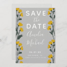 Botânica Desenhada pela Flor Selvagem Salvar a Dat