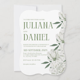 Botânica Verde E Branco Elegante