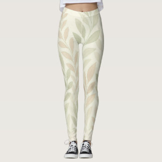 Botanical Drift – Soft Nature-Inspired Leggings 