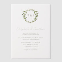 Botanical Wreath Earth Tone Wedding