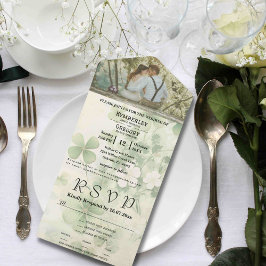 Botânico Floral Verde Chartreuse Uma Foto Irlandês