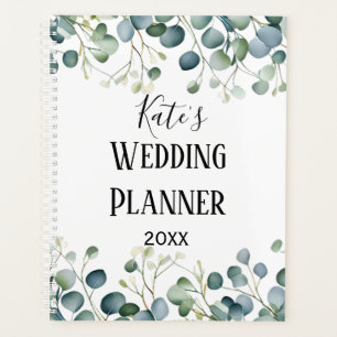 botânico meu organizador de eucalipto do Casamento