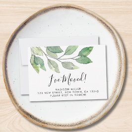 Botânico, movi o cartão de anúncio móvel