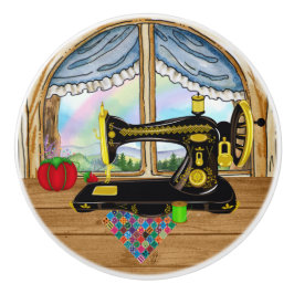 Botão Cerâmico da Sala de Costura - SRF