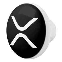 Botão Cerâmico do Logotipo XRP