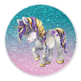 Botão Cerâmico Unicorn do precioso