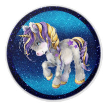 Botão Cerâmico Unicorn do precioso