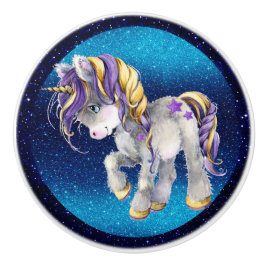 Botão Cerâmico Unicorn do precioso