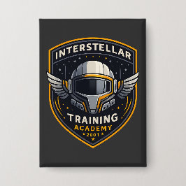 Botão de Emblema de Ficção Científica da Academia