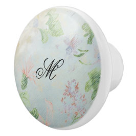 Botão de porta cerâmica "Mint To Be"