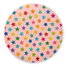 Botão Estrela Colorida