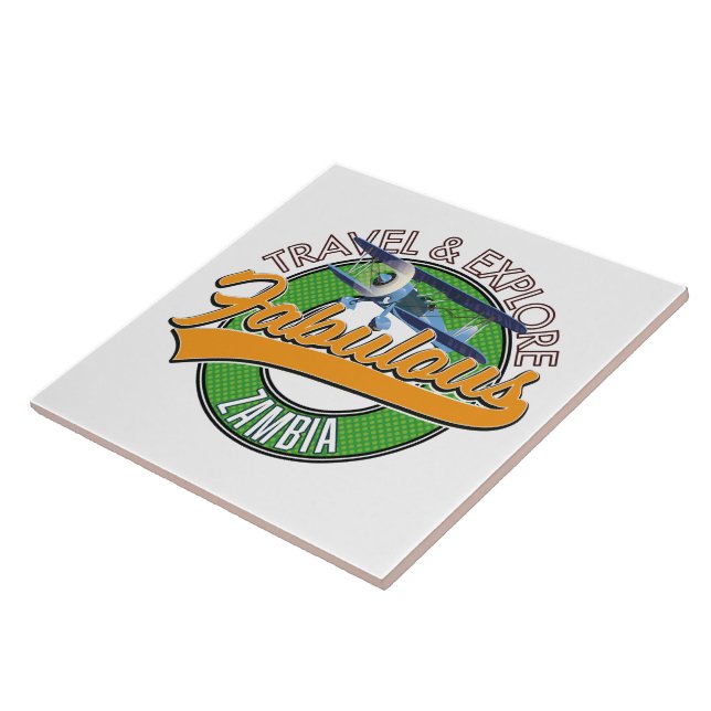 botão fabuloso zâmbia de exploração de viagem (Lateral)