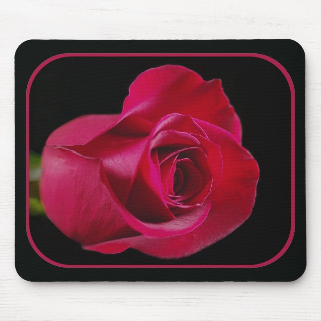 Botão Mousepad da rosa vermelha (Frente)