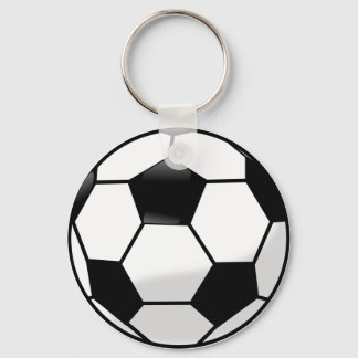 Botão Soccerball Chaveiro